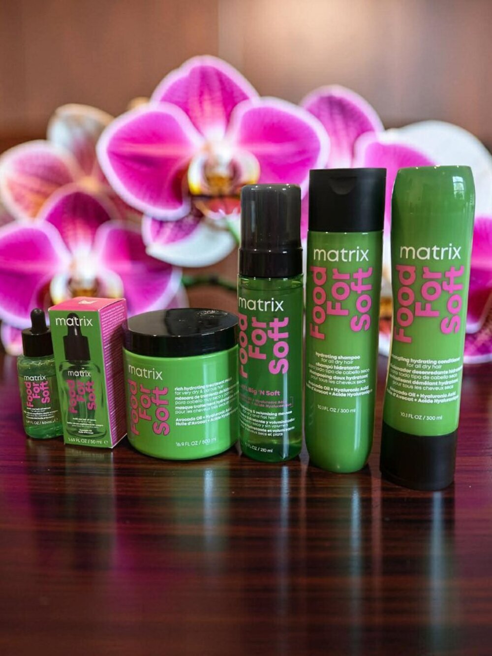 Matrix Food For Soft Hydrating Dry Hair Shampoo Conditioner Mask Oil Mousse Kit
